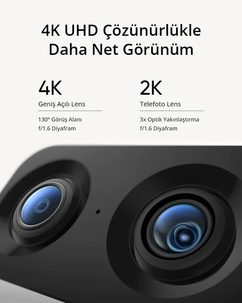 Anker eufy Security Indoor Cam S350 Gece Görüşlü 360 ̊ 4K IP Güvenlik Kamerası
