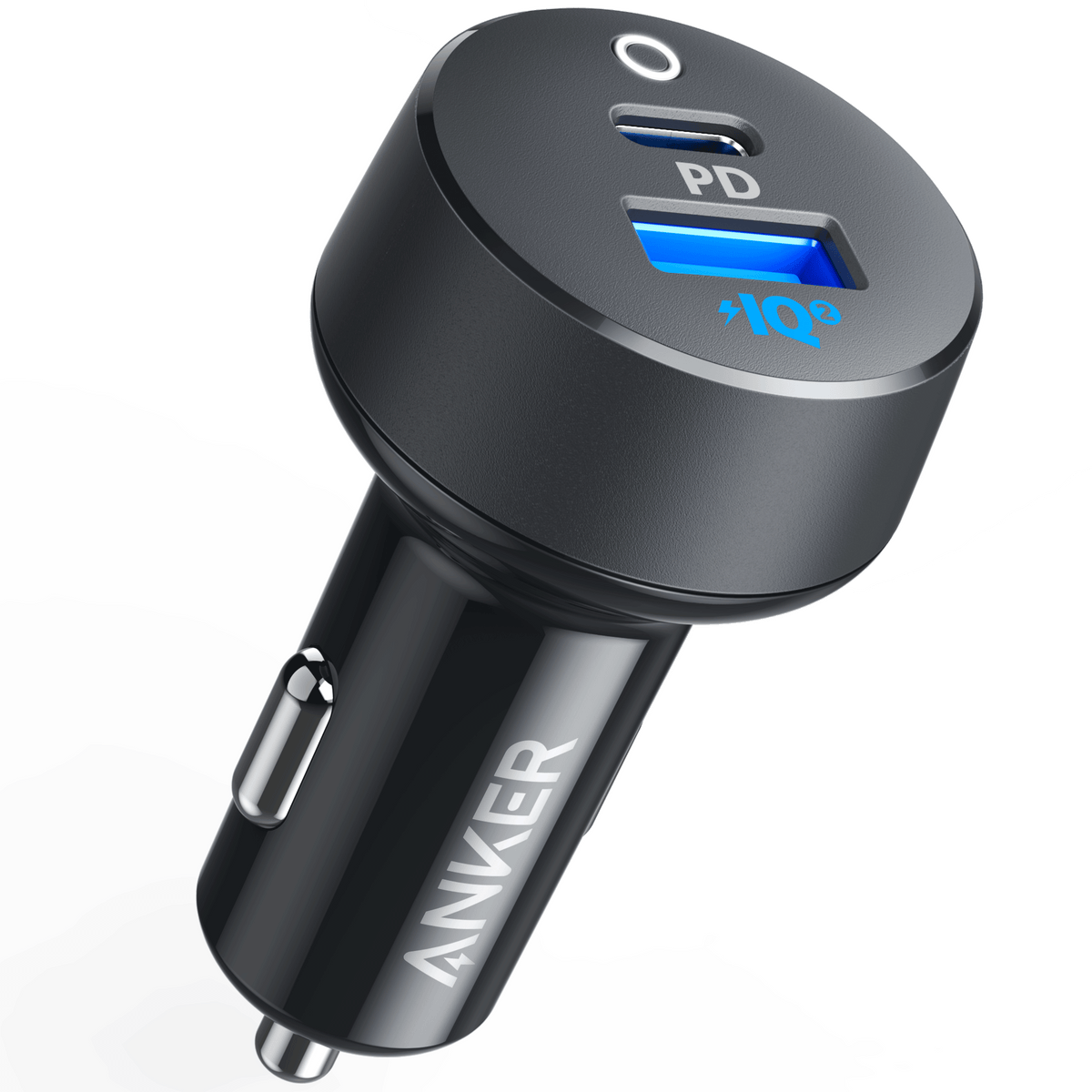 Anker PowerDrive PD 2 18W USB C 15W USB A Arac arj Aleti Siyah