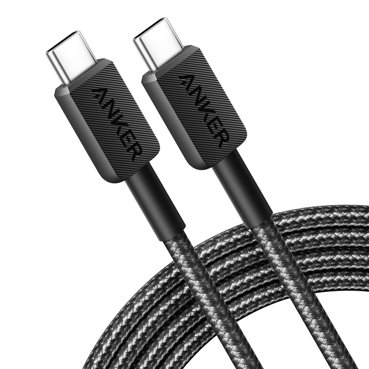 Anker 322 USB-C to USB-C 1.8M 60W Şarj Data Kablosu - Siyah