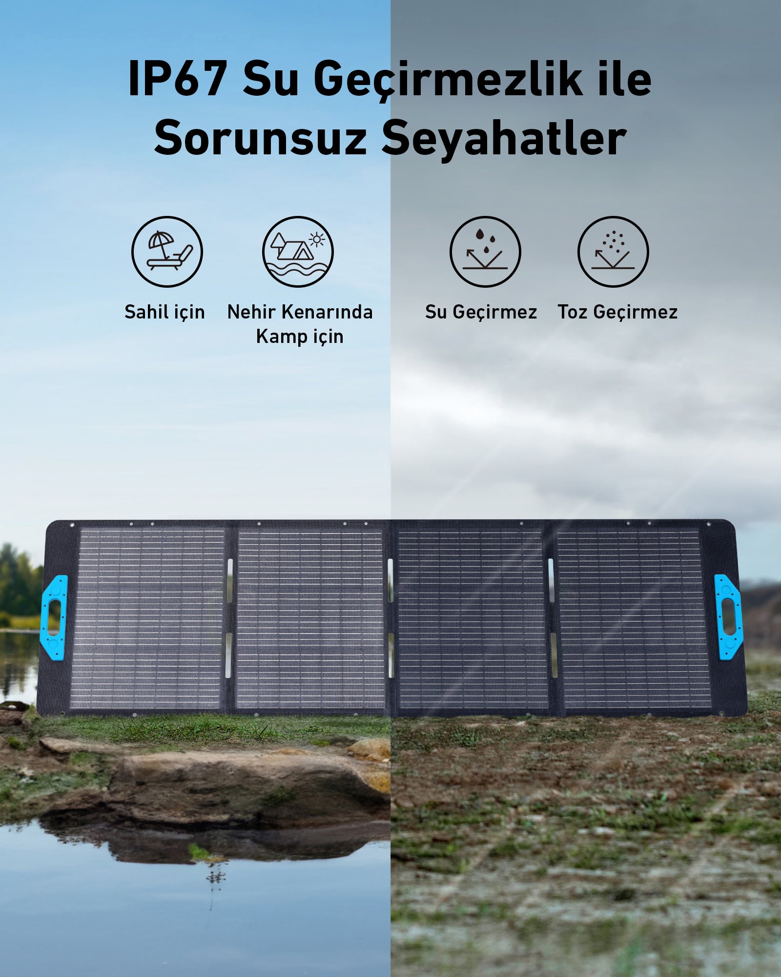 Anker SOLIX PS200 Portable Solar Panel (200W)