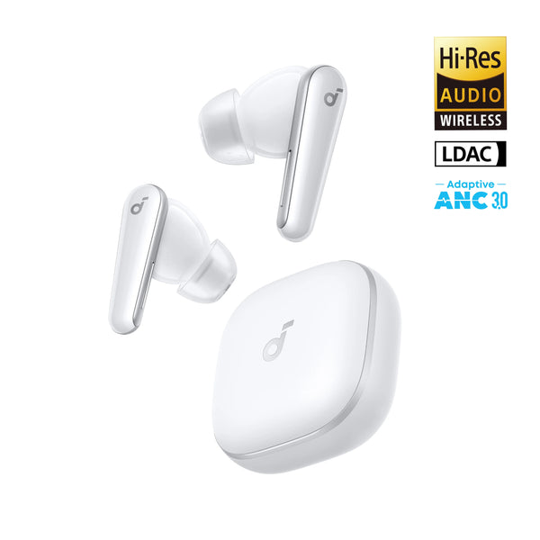 Anker Soundcore Liberty 5 | Dolby Audio Noise Cancelling In-Ear Headphones - Cloud White 