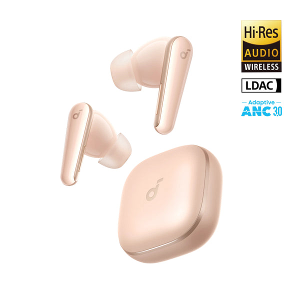 Anker Soundcore Liberty 5 | Dolby Audio Noise Cancelling In-Ear Headphones - Peach Pink 