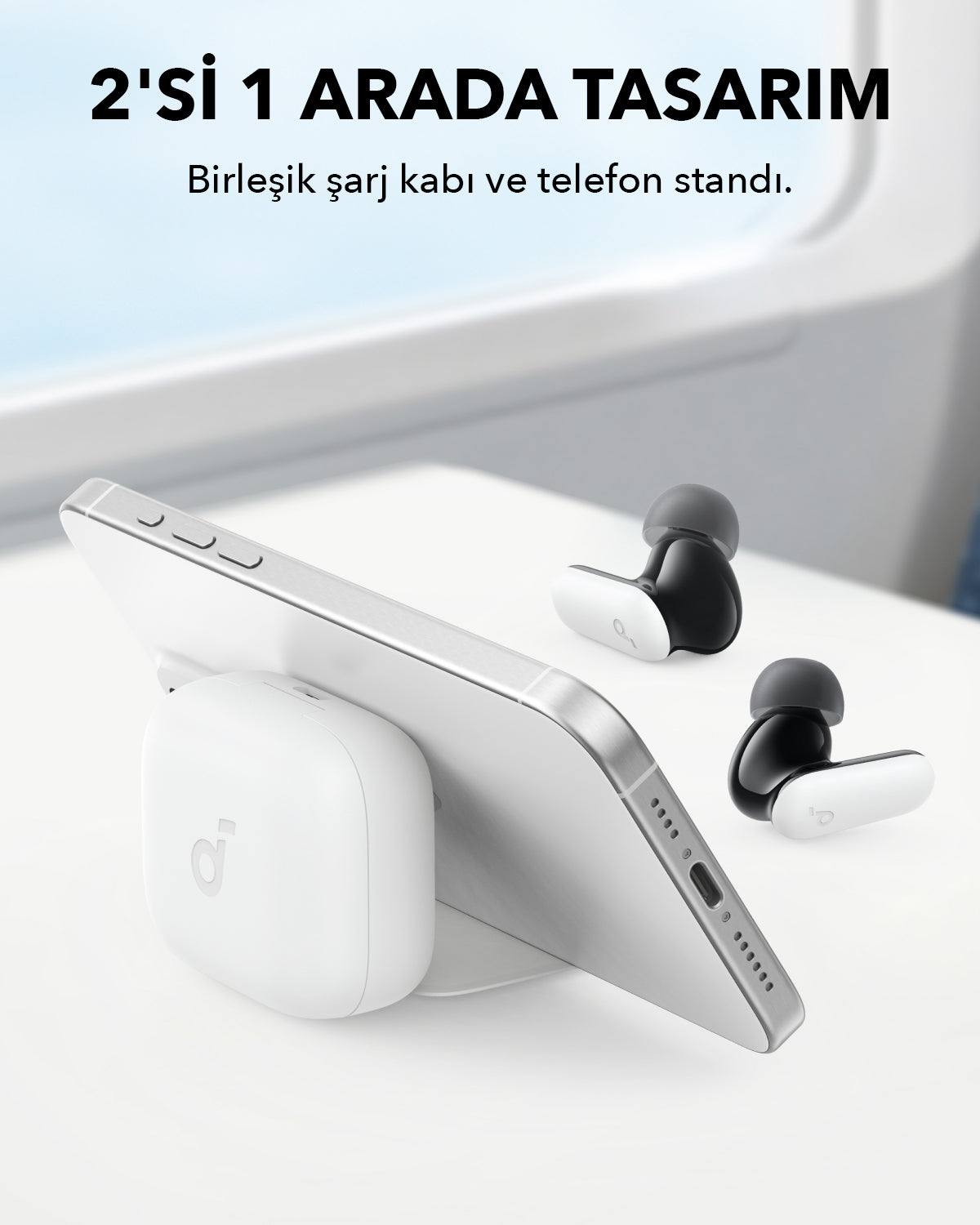 Anker Soundcore P30i Bluetooth Kulak İçi Kulaklık - Beyaz