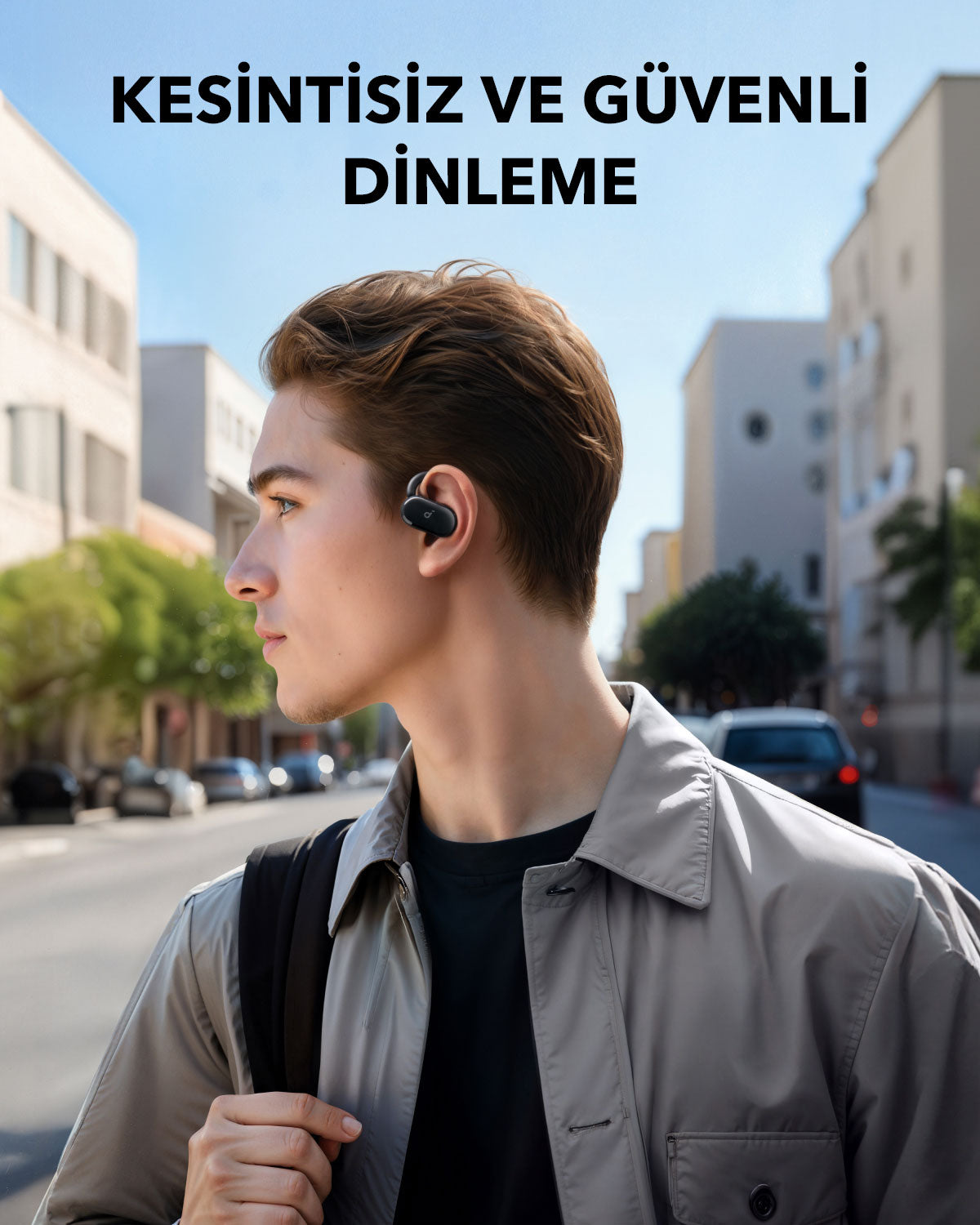 Anker Soundcore V20i Open-Ear Bluetooth Kulaklık - Siyah