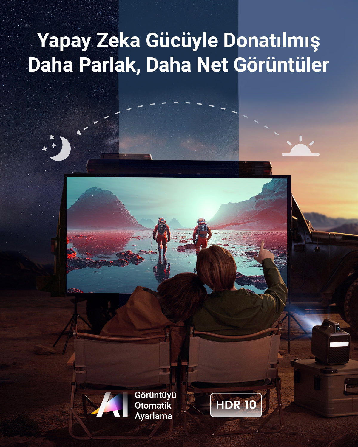 Anker Nebula Mars 3 Smart Portable WiFi Wireless Projector