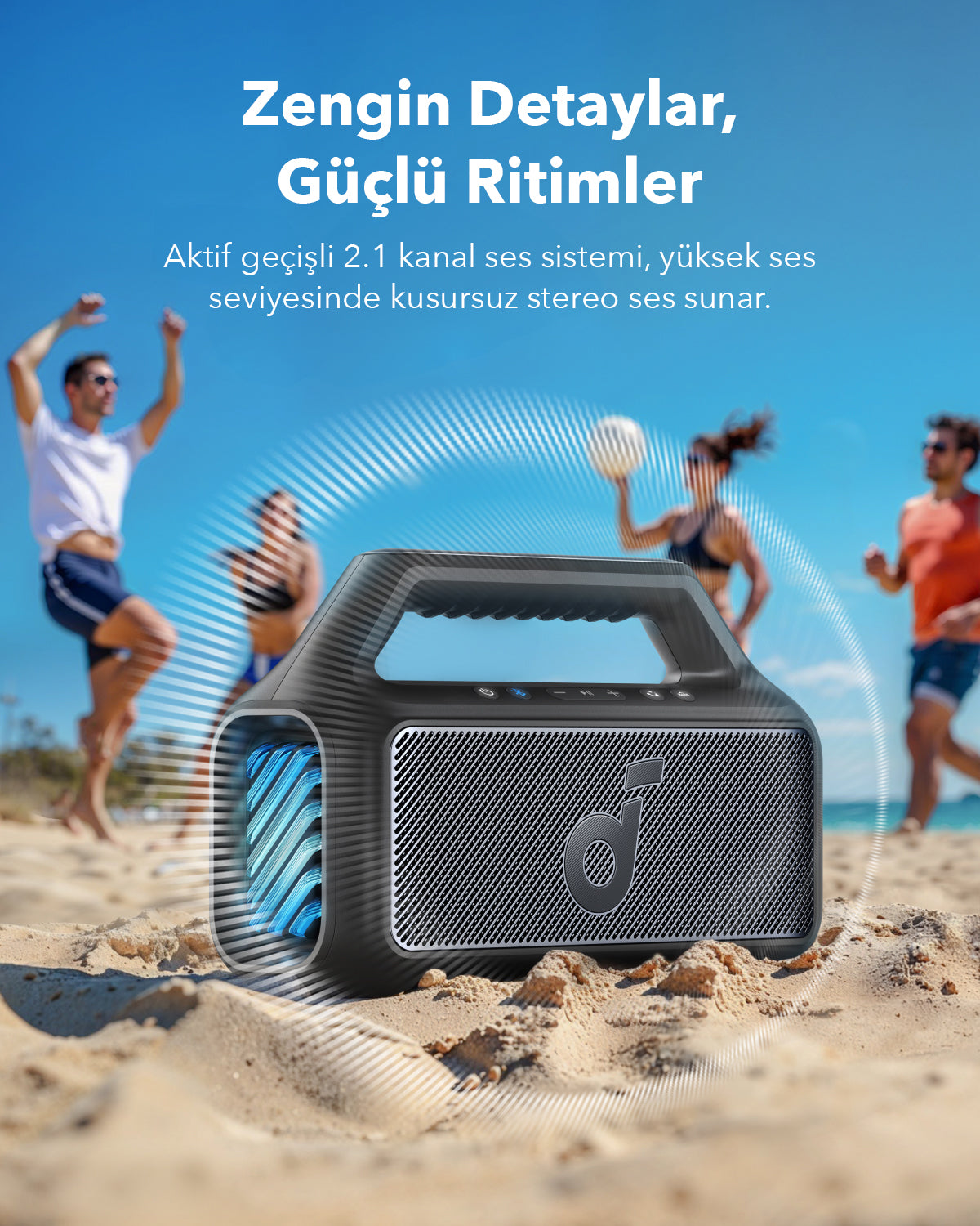 Anker Soundcore Boom 2 Bluetooth Hoparlör - Lacivert