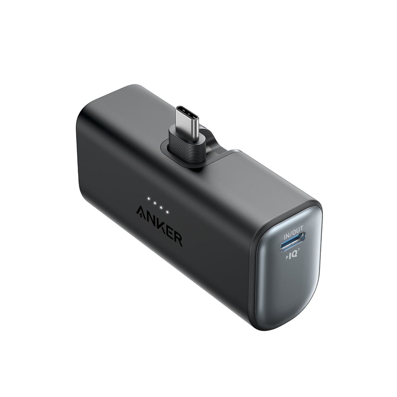 Anker Nano Power Bank (22.5W, Built-In USB-C Connector) Black