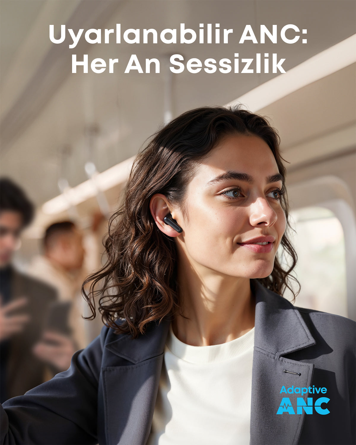Anker Soundcore P41i Dahili Powerbank Özellikli Kablosuz Kulaklık- Siyah