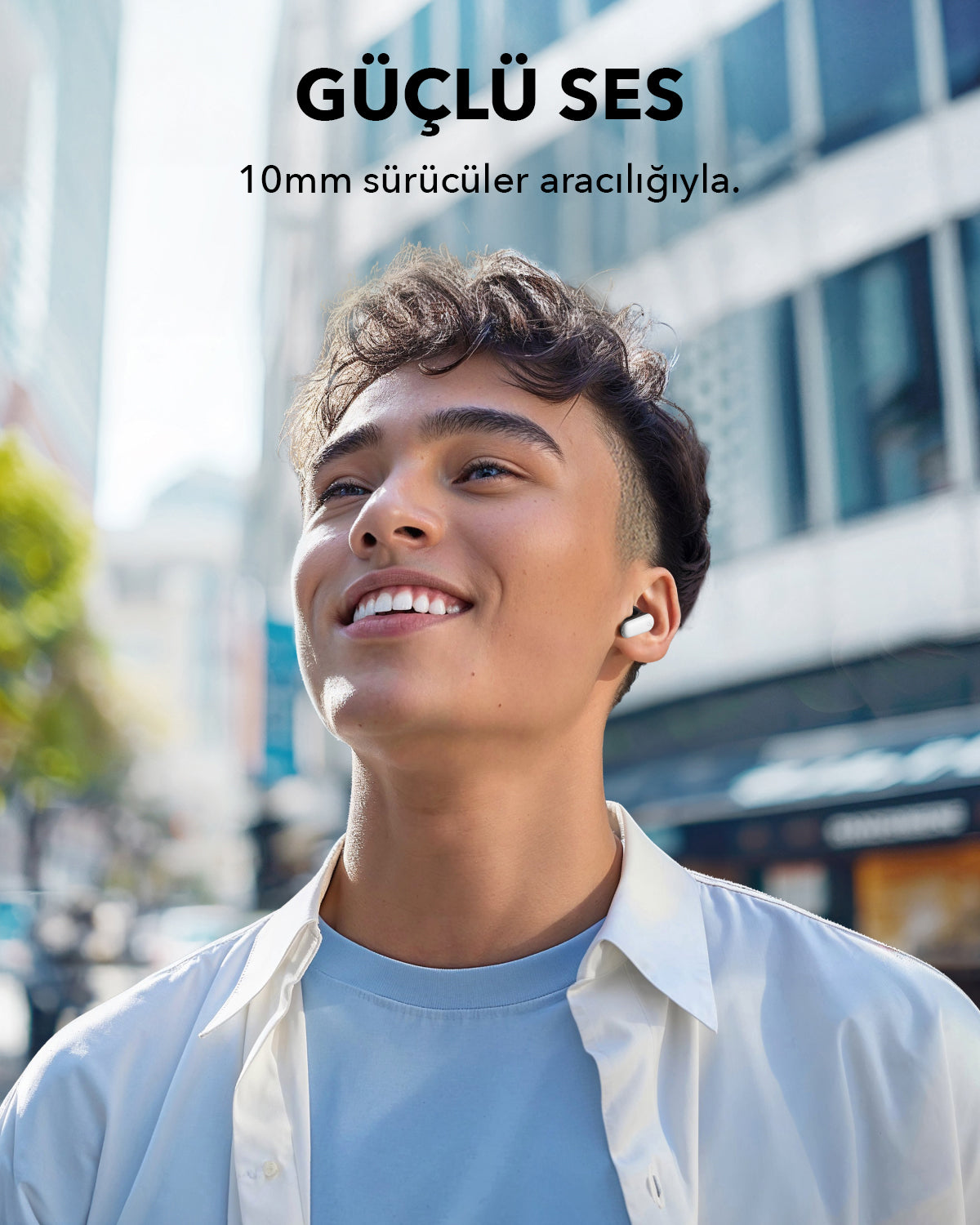 Anker Soundcore P30i Bluetooth Kulak İçi Kulaklık - Beyaz