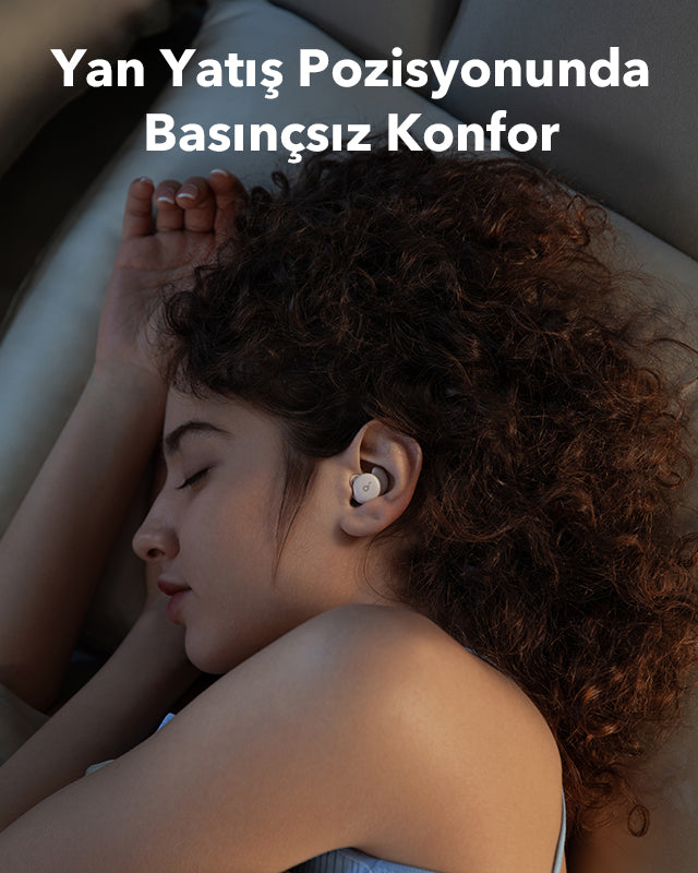 Anker Soundcore Sleep A20 Bluetooth Kulak İçi Uyku Kulaklığı - Krem