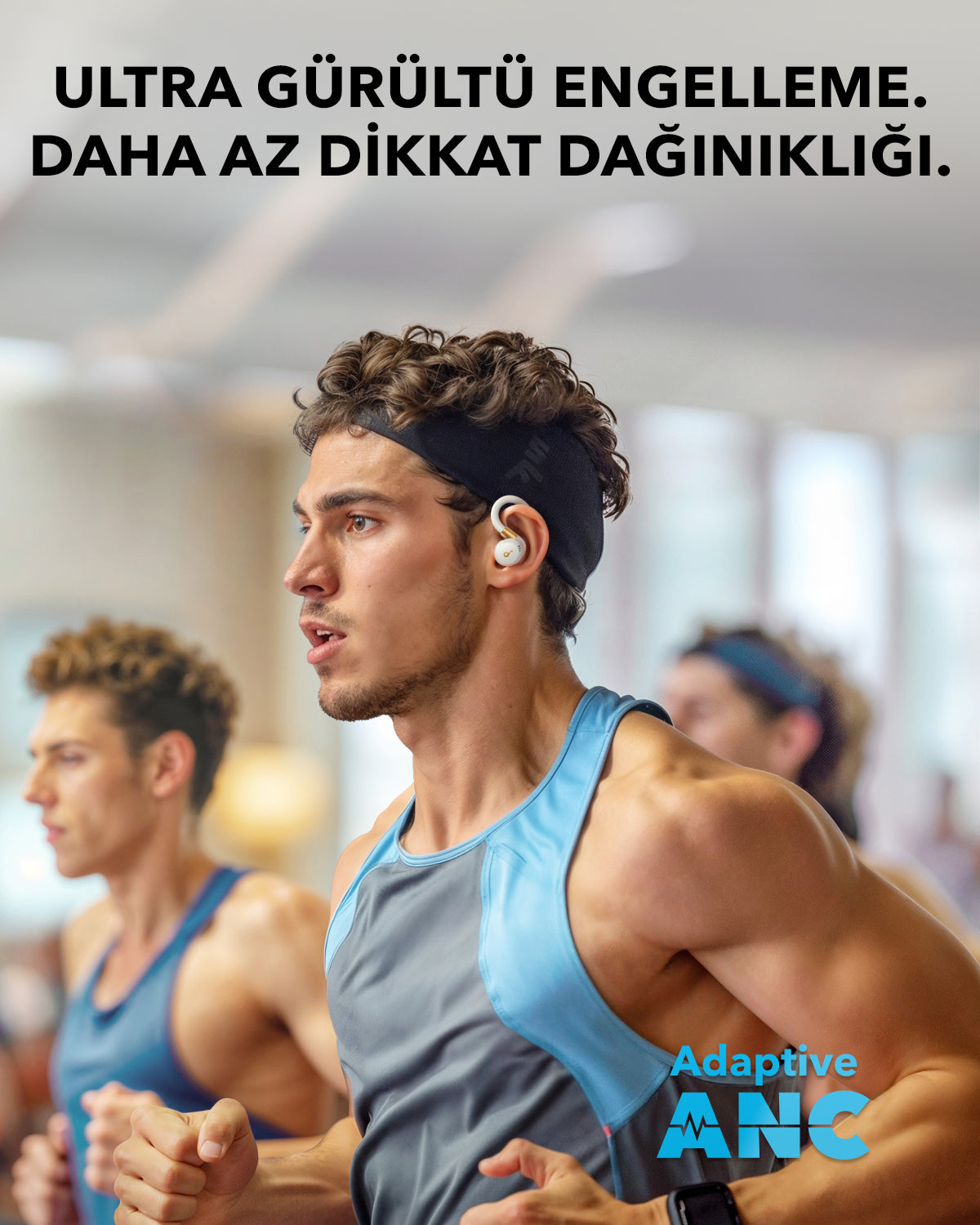 Anker Soundcore Sport X20 Kancalı Kulak İçi Sporcu Kulaklıkları - Beyaz