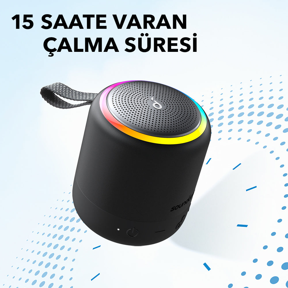 Anker soundcore mini 3 pro speaker lighted sound bomb