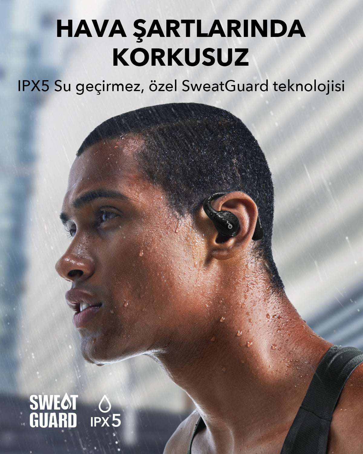 Anker Soundcore AeroFit Pro In-Ear Bluetooth Headphones White