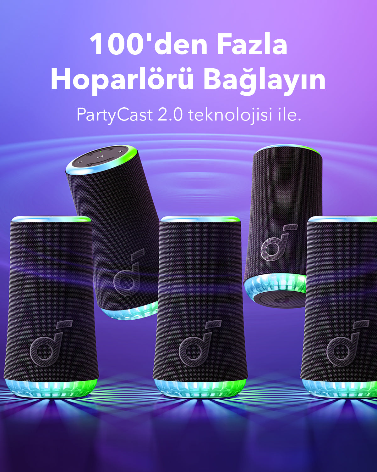 Anker Soundcore Glow Taşınabilir Hoparlör