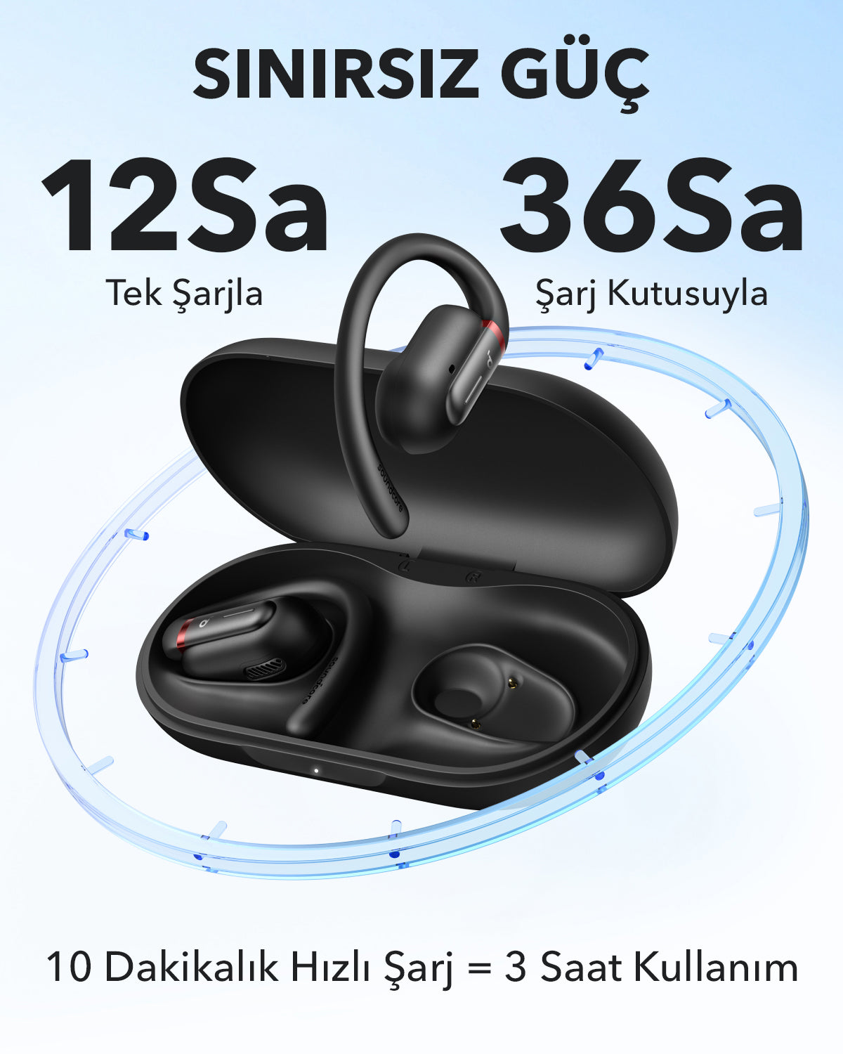 Anker Soundcore V30i Kulak İçi Bluetooth Kulaklık - Siyah