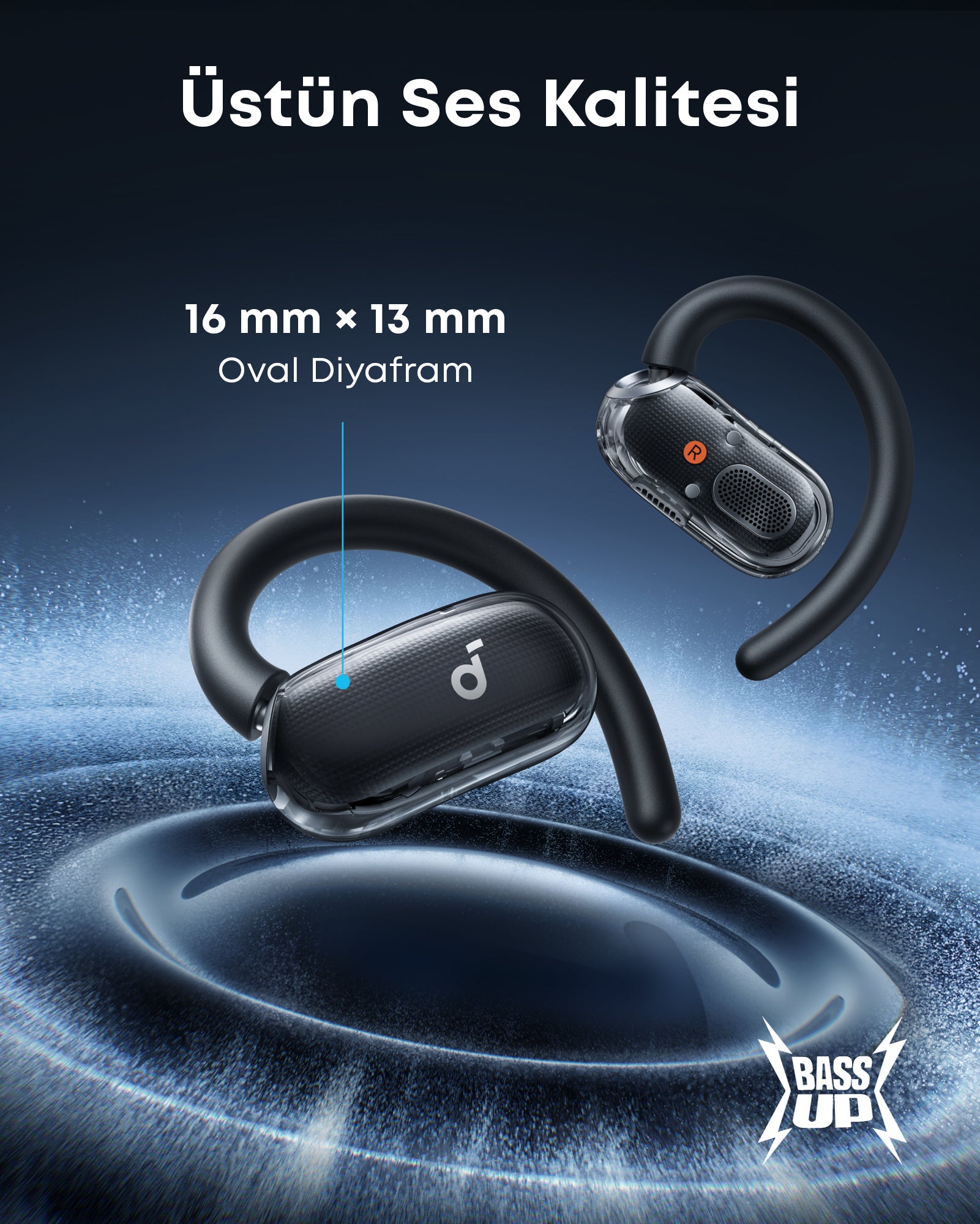 Anker Soundcore V40i Open-Ear Bluetooth Kulaklık Siyah