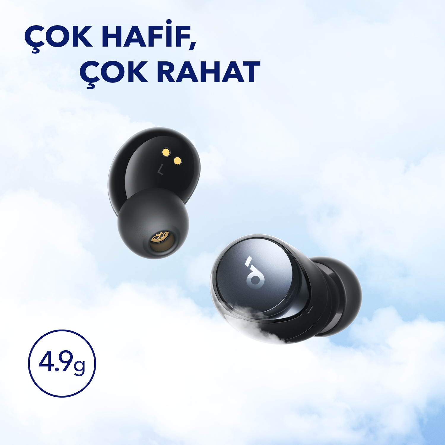 Anker Space A40 Bluetooth Kulaklık - Siyah