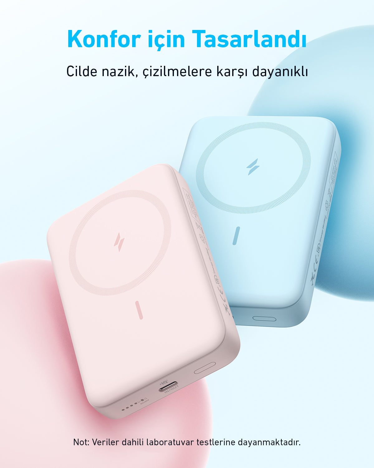 Anker Zolo Powerbank (10.000 mAh, 30W, Manyetik) - Siyah