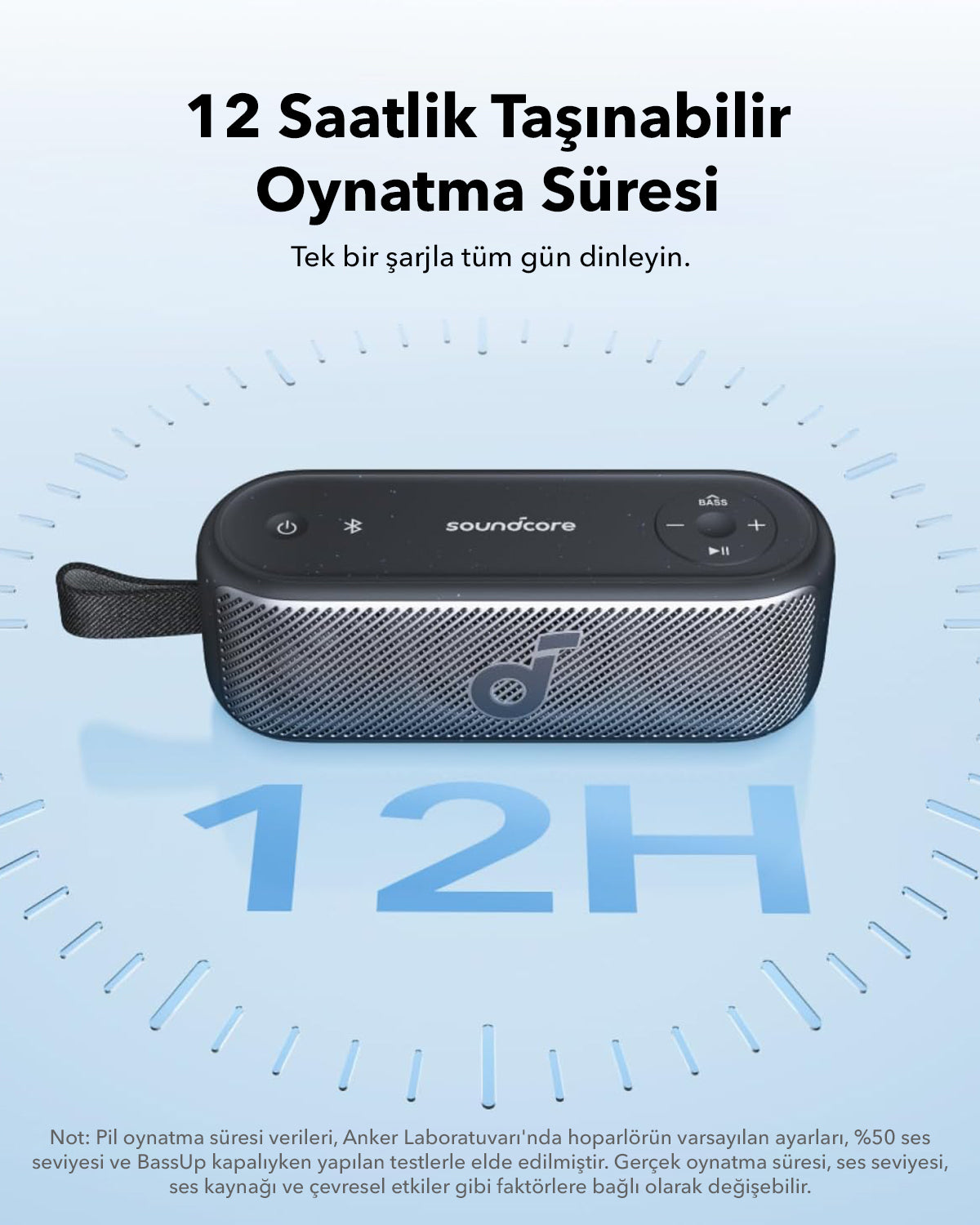 Anker Soundcore Motion 100 Bluetooth Speaker - Blue