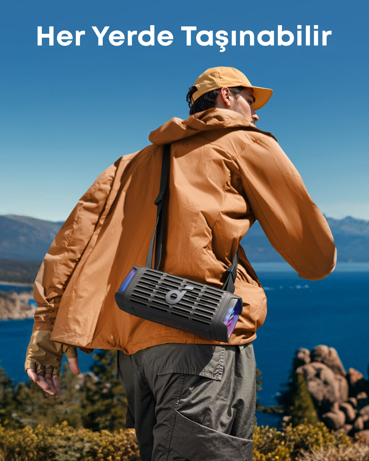 Anker Soundcore Boom 3i Taşınabilir Dış Mekan Bluetooth Hoparlör - Siyah