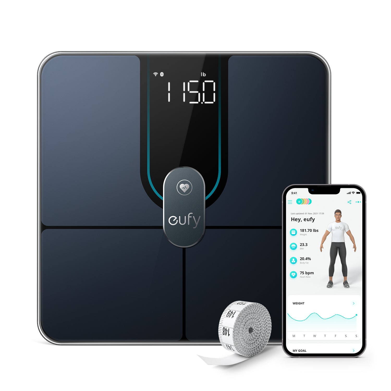 Anker eufy Smart Scale P2 Pro Akıllı Tartı Dijital Baskül - T9149