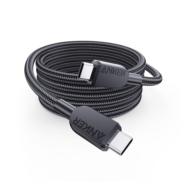 Anker 310 USB-C to USB-C 1m 240w Örgülü Kablo - Siyah