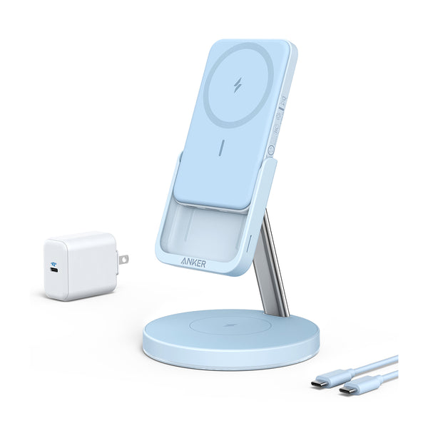 Anker 633 MagGo Magnetic Wireless Charger (MagSafe) - Blue