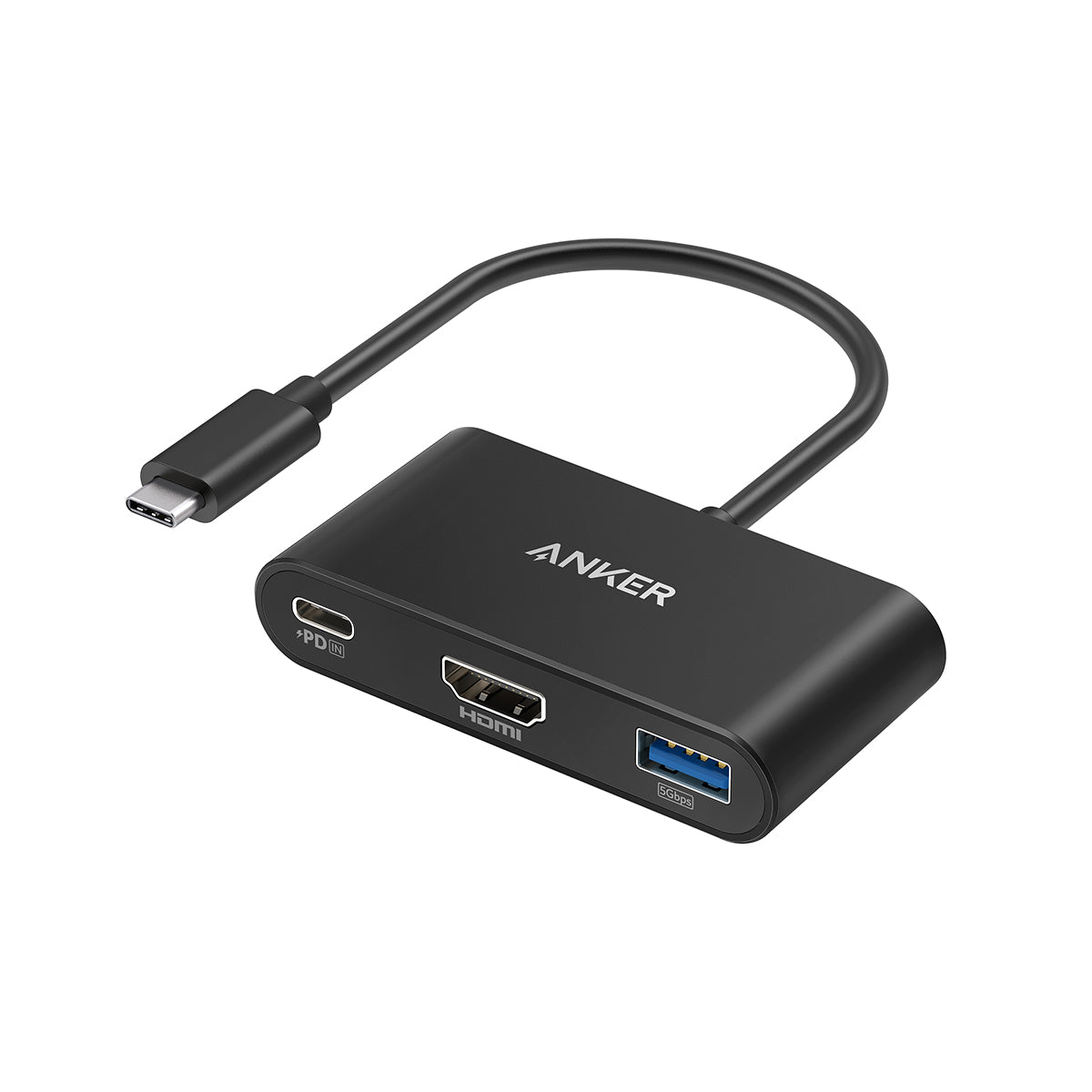 Anker PowerExpand 3-in-1 USB-C Power Delivery Hub Black