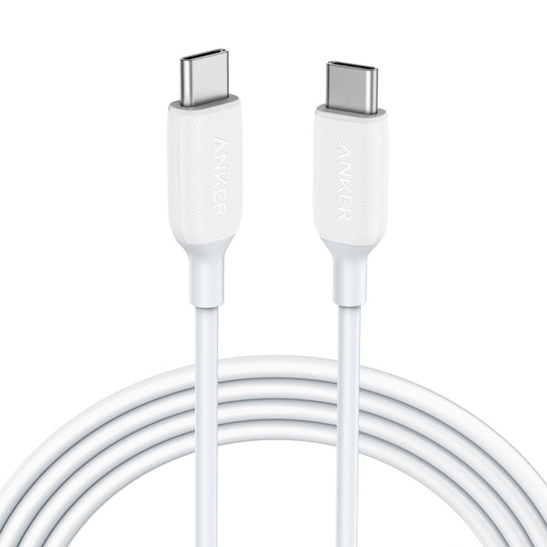 Anker PowerLine III USB-C To USB-C 1.8m 100W Charging/Data Cable - White