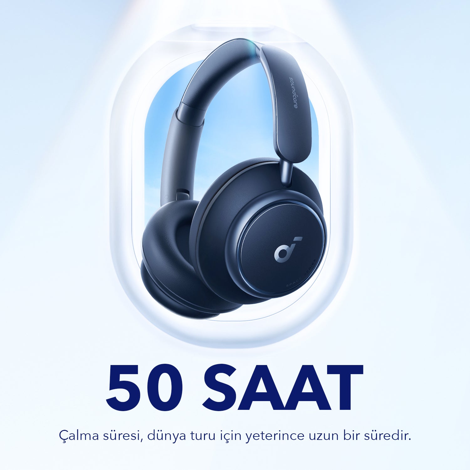 Anker Soundcore Space Q45 Bluetooth Headphones - Blue