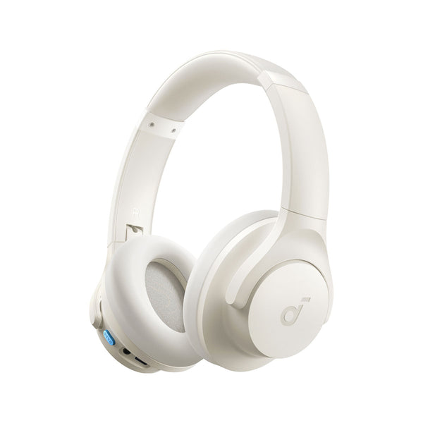 Anker Soundcore Q11i Wireless On-Ear Bluetooth Headphones - Cream