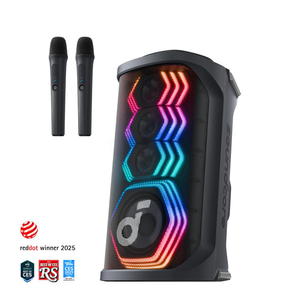 Anker Soundcore Rave 3S 200W AI-Powered Karaoke Party Speaker 