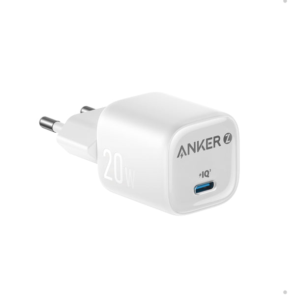 Anker Zolo 20W GaN USB-C Şarj Cihazı - Beyaz