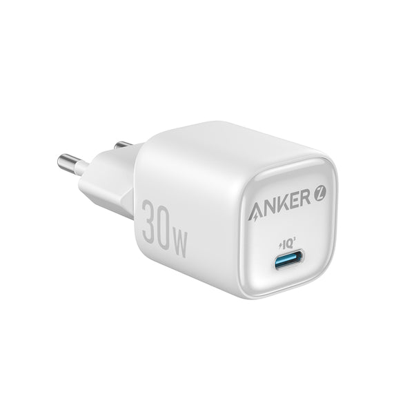 Anker Zolo 30W GaN USB-C Şarj Cihazı - Beyaz