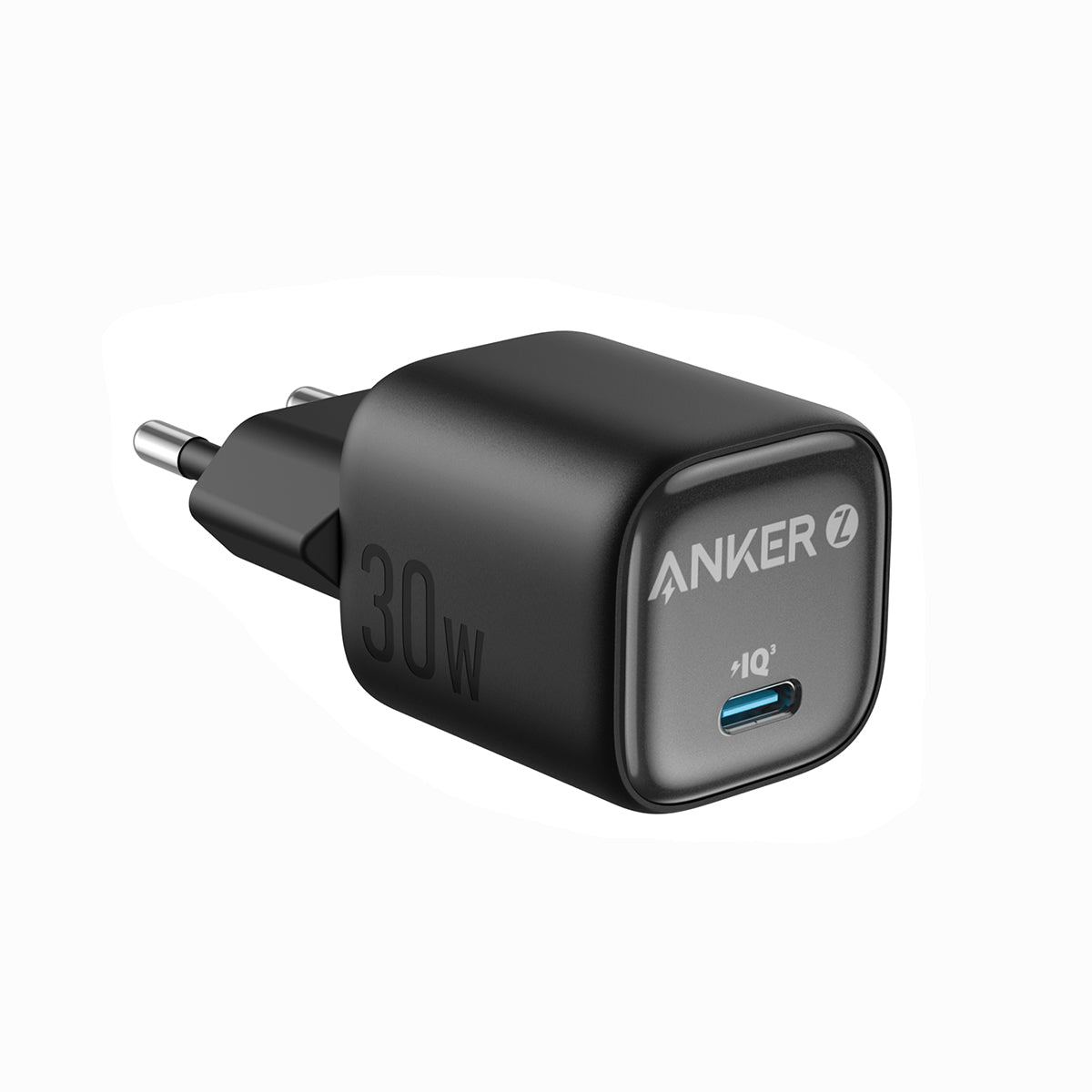 Anker Zolo 30W GaN USB-C Şarj Cihazı - Siyah