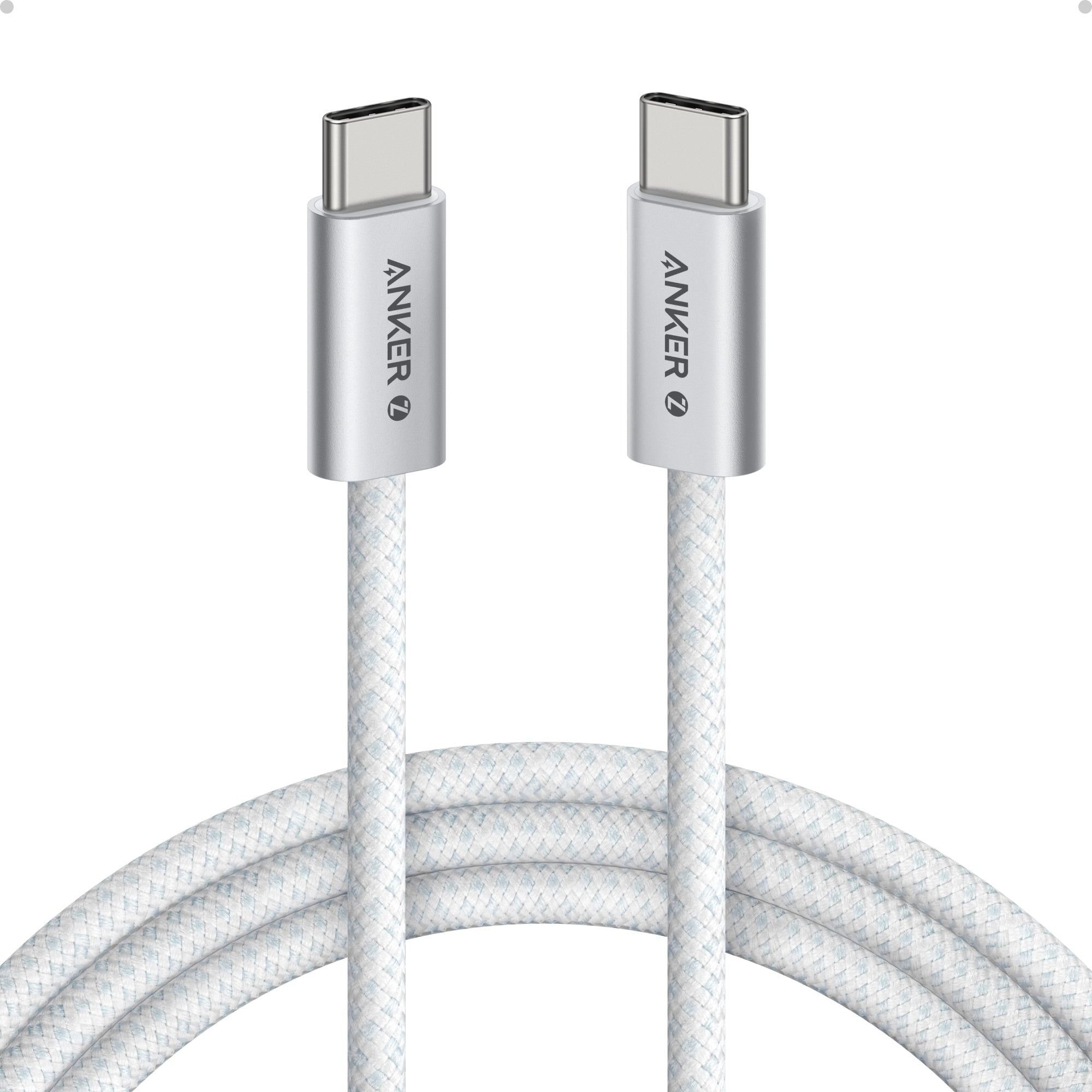 Anker Zolo USB-C to USB-C Braided Cable (1 m, 240W) - White