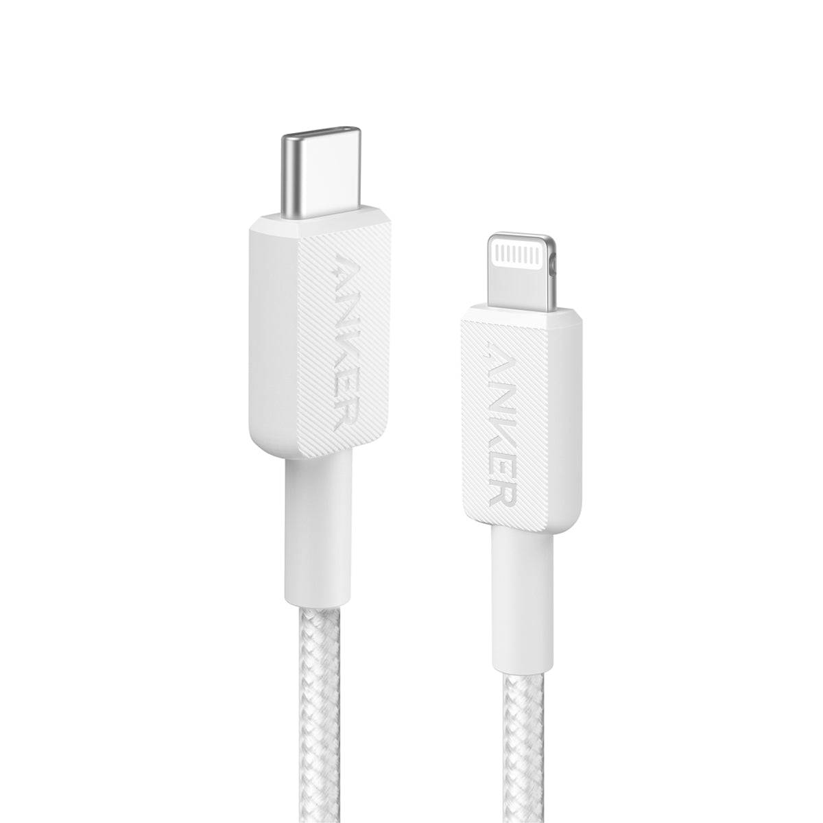 Anker 322 USB-C to iPhone Lightning 1.8m MFI Lisanslı Şarj Data Kablosu - Beyaz