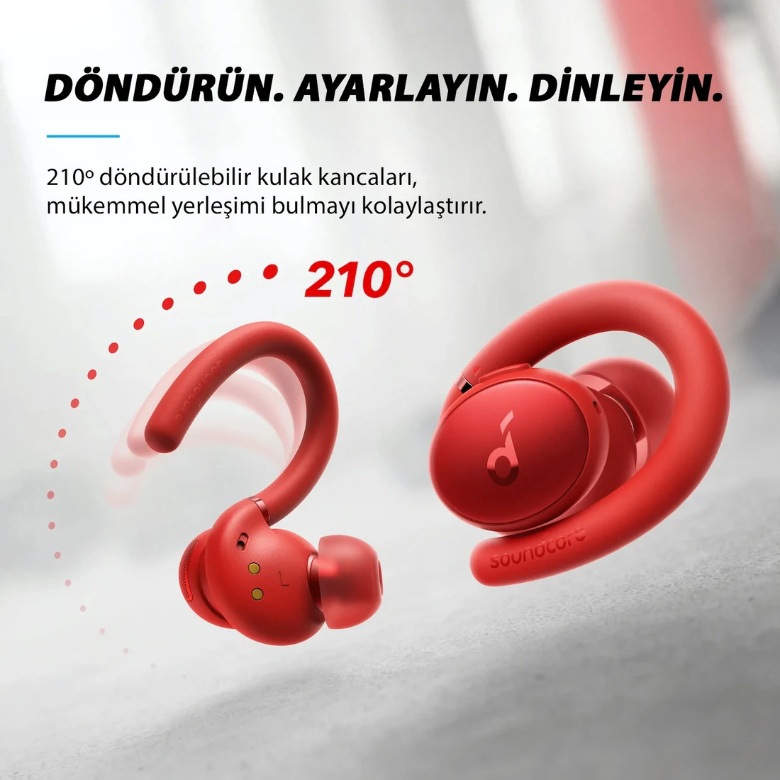 Anker Soundcore Sport X10 In-Ear Bluetooth Headphones - Red