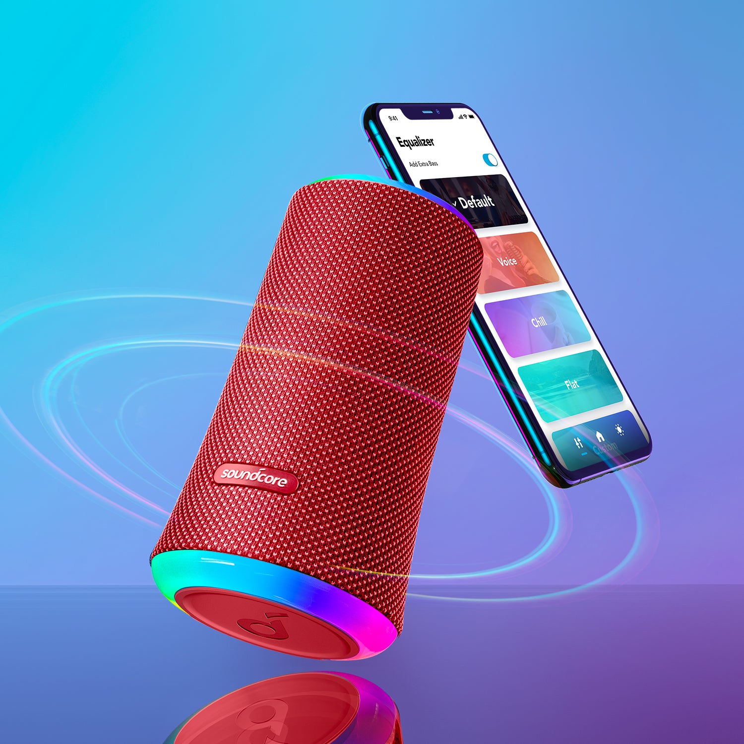 Anker Soundcore Flare 2 20W  Hoparlör - Kırmızı