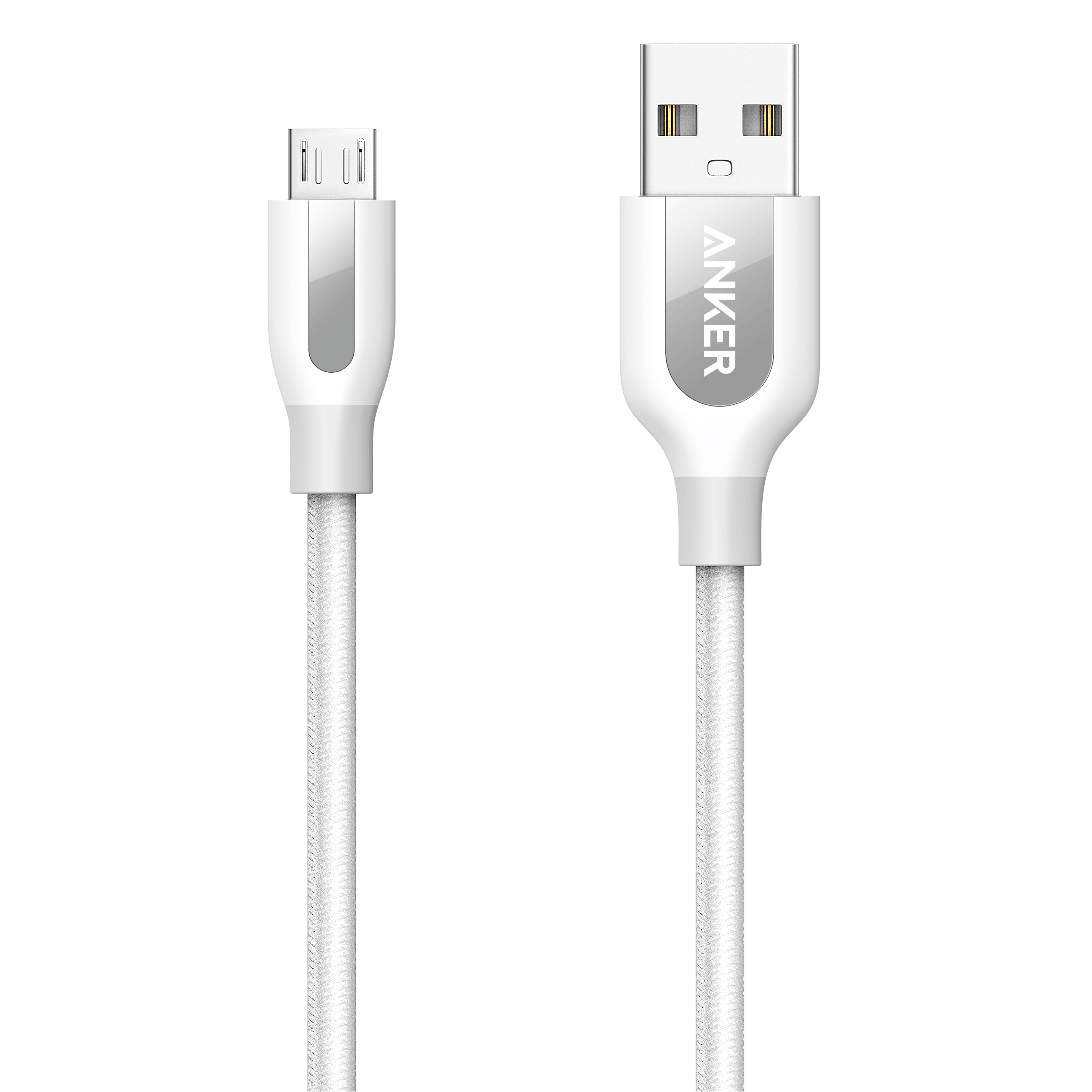 Anker Powerline+ Micro USB Braided Charging/Data Cable 1.8 Meter - White