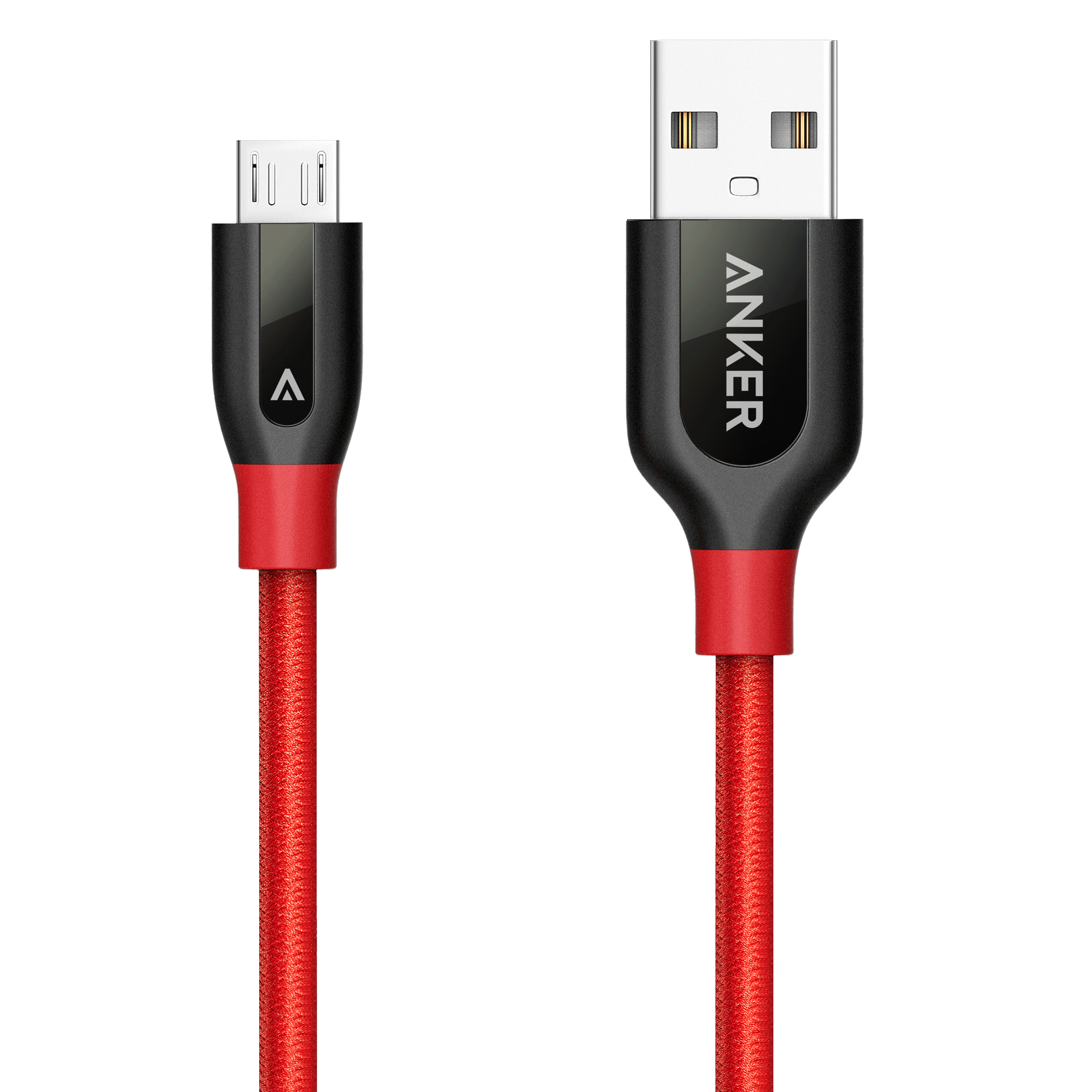 Anker Powerline+ Micro USB Örgülü Şarj/Data Kablosu 1.8 Metre- Kırmızı