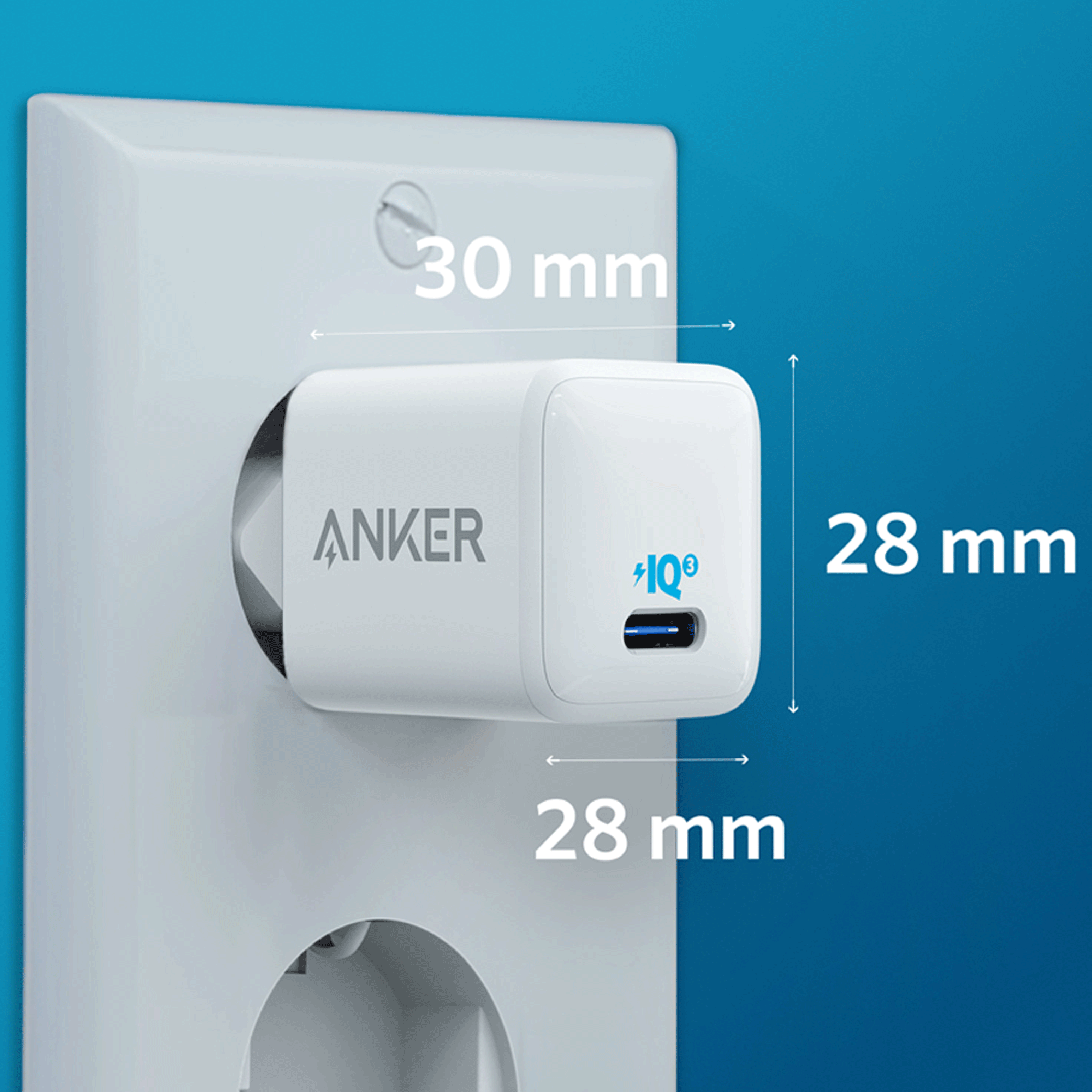 Anker PowerPort III Nano 20W USB-C Power Adapter - Apple iPhone Compatible