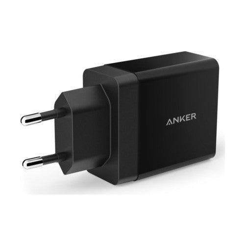 Anker Powerport 2 Şarj Chz + Micro Usb Kablo Siyah