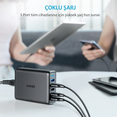 Anker Powerport 5 Speed ​​63W QC 3.0 Charger