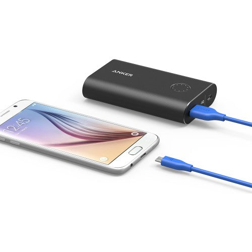 Anker PowerLine Micro USB Şarj/ Data Kablosu 0.9 Metre - Mavi