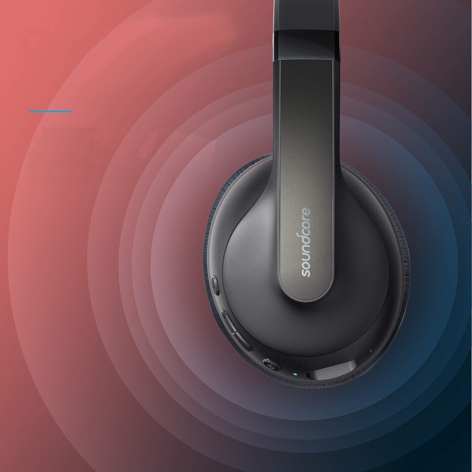 Anker Soundcore Life Q10 Kablosuz Bluetooth 5.0 Kulaklık - 60 Saate Varan Şarj - Siyah Gri - Anker-TR