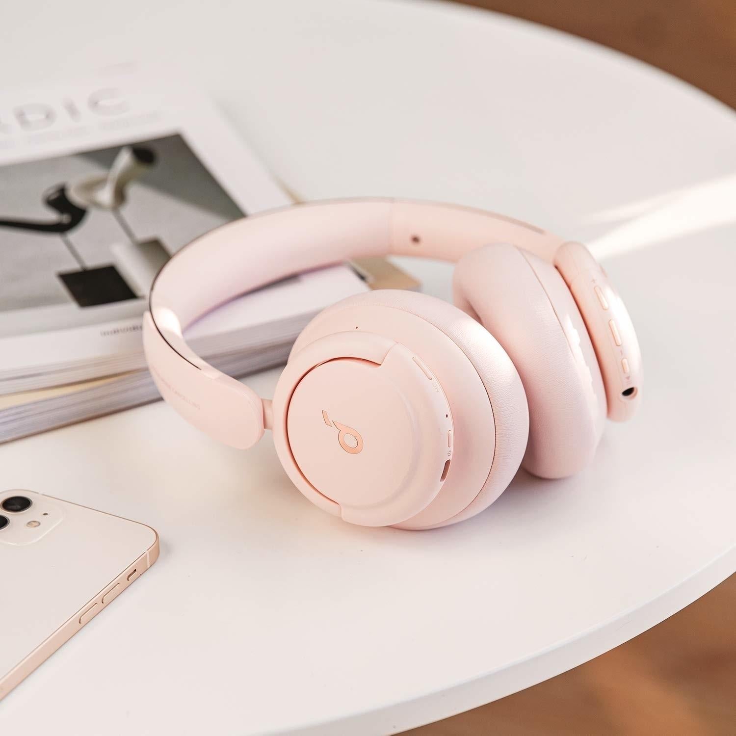 Anker Soundcore Life Q30 Bluetooth Headphones - Pink