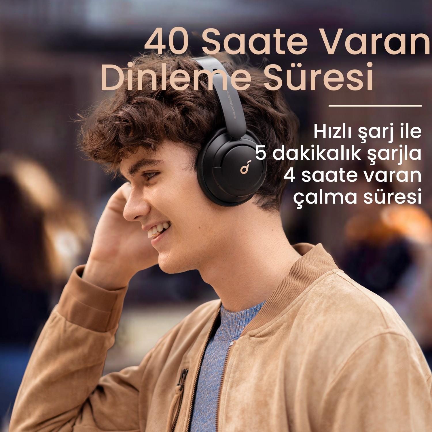 Anker Soundcore Life Q30 Bluetooth Headphones - Black