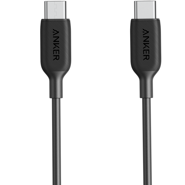 Anker PowerLine III USB-C to USB-C 0.9 Meter Data/Charging Cable - Black - 60W Power Supported