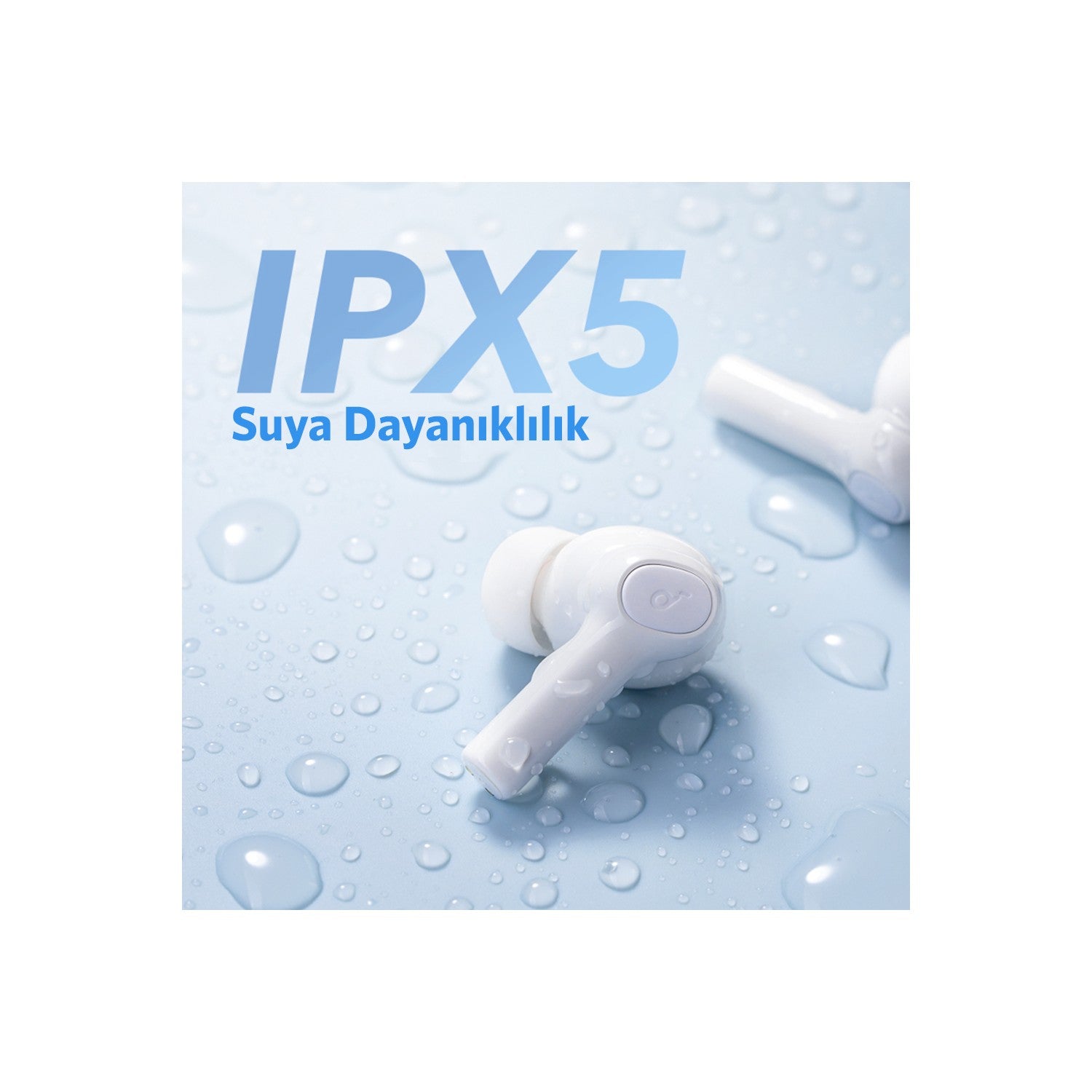 Anker SoundCore R100 TWS Bluetooth Headphones - IPX5 Water Resistant - White